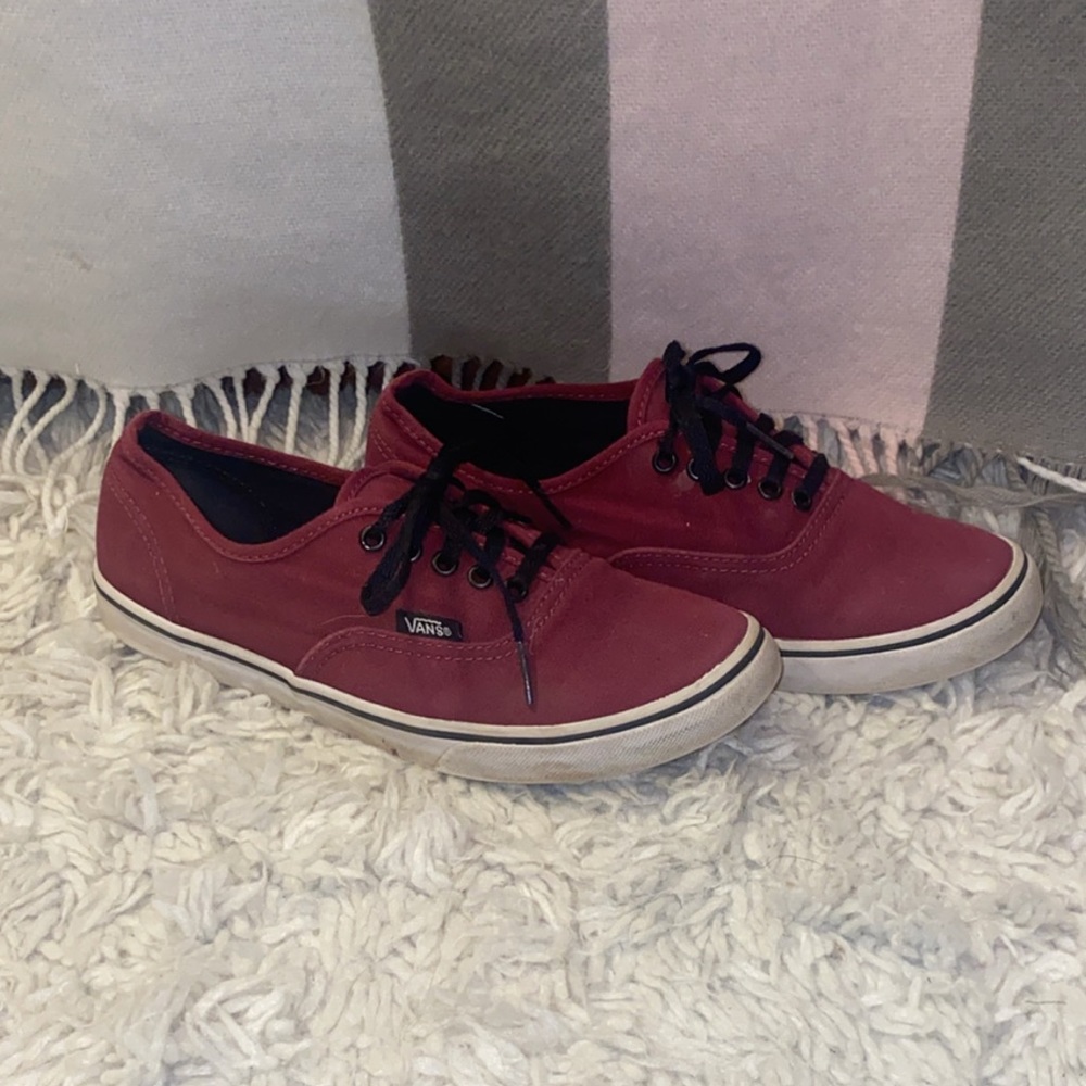 Maroon Vans
